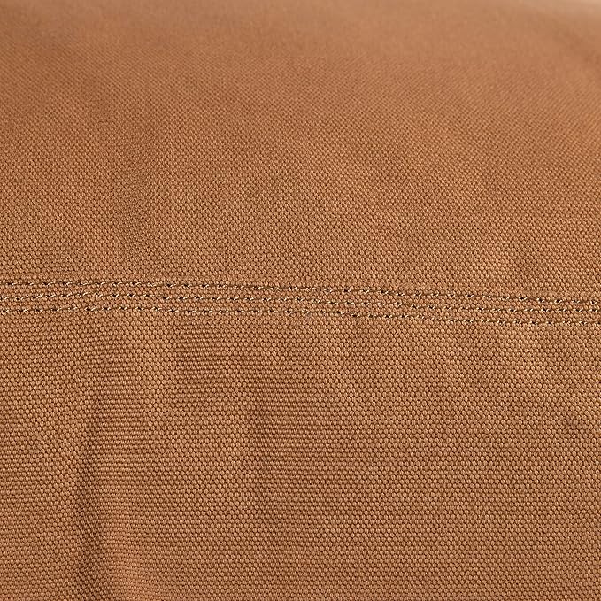 Carhartt Durable Canvas Pet Bed, Water Resistant Firm Duck Dog Bed, Carhartt Brown, Medium