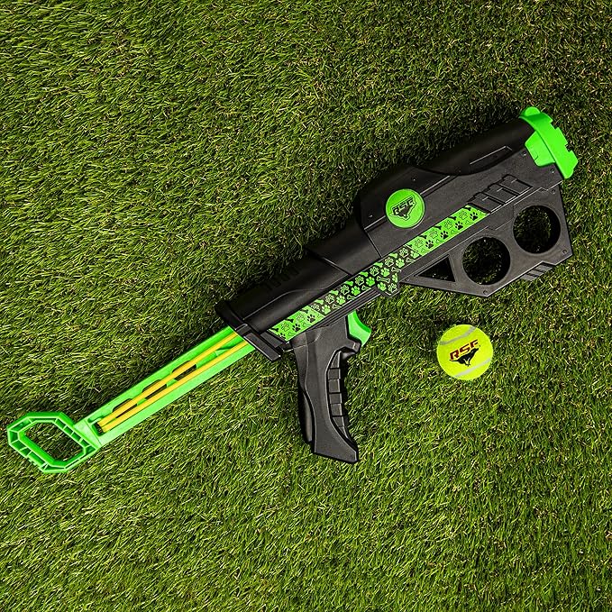 Franklin Pet Supply Co. Mini Tennis Ball Launcher for Dogs - Dog Mini Tennis Ball Thrower Cannon for Fetch + Active Play - Perfect Toy for Small Breeds