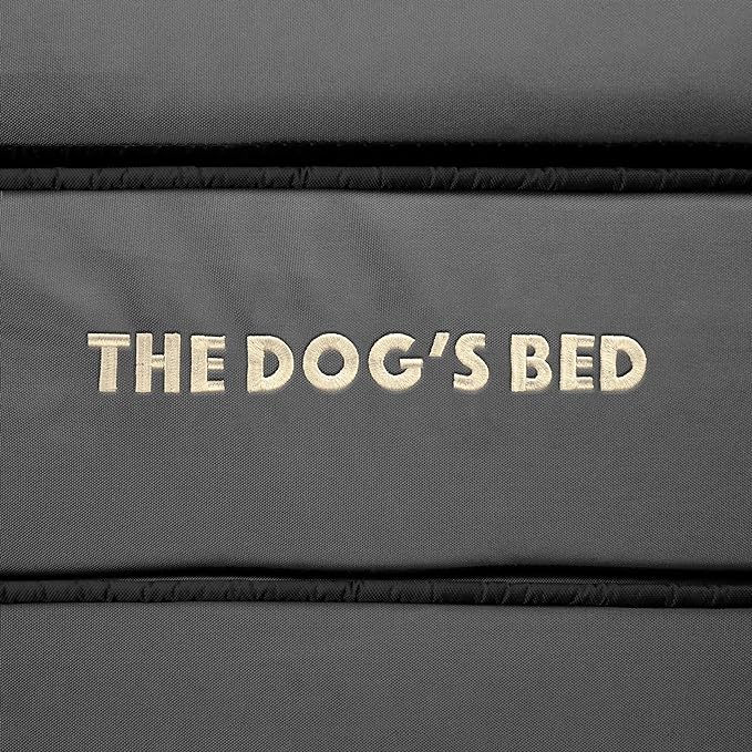 The Dog’s Bed Orthopedic Memory Foam Dog Bed, XXXL Grey & Black, Waterproof, Supportive Dog Bed with Replaceable Covers